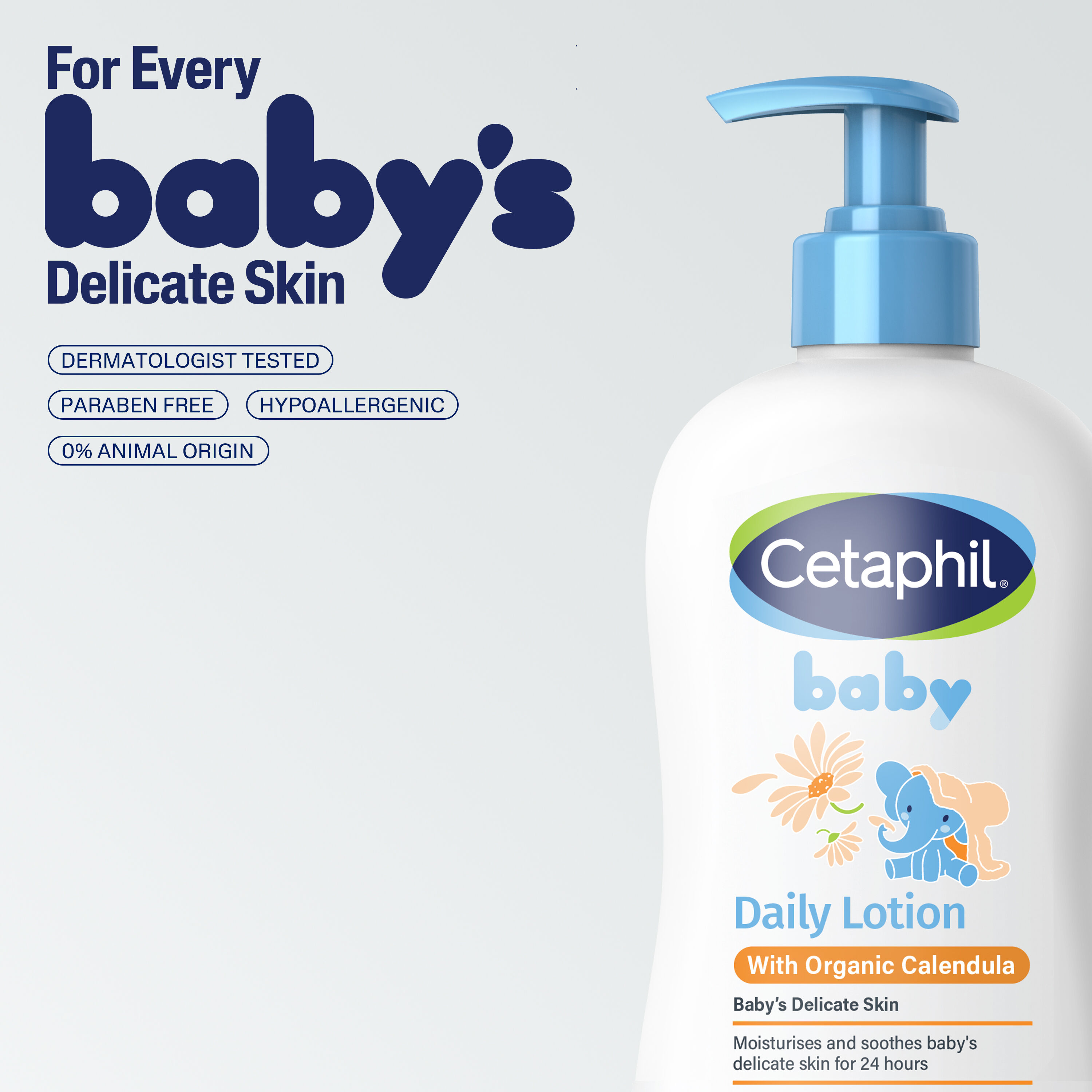 Cetaphil Baby with Organic Calendula Daily Lotion