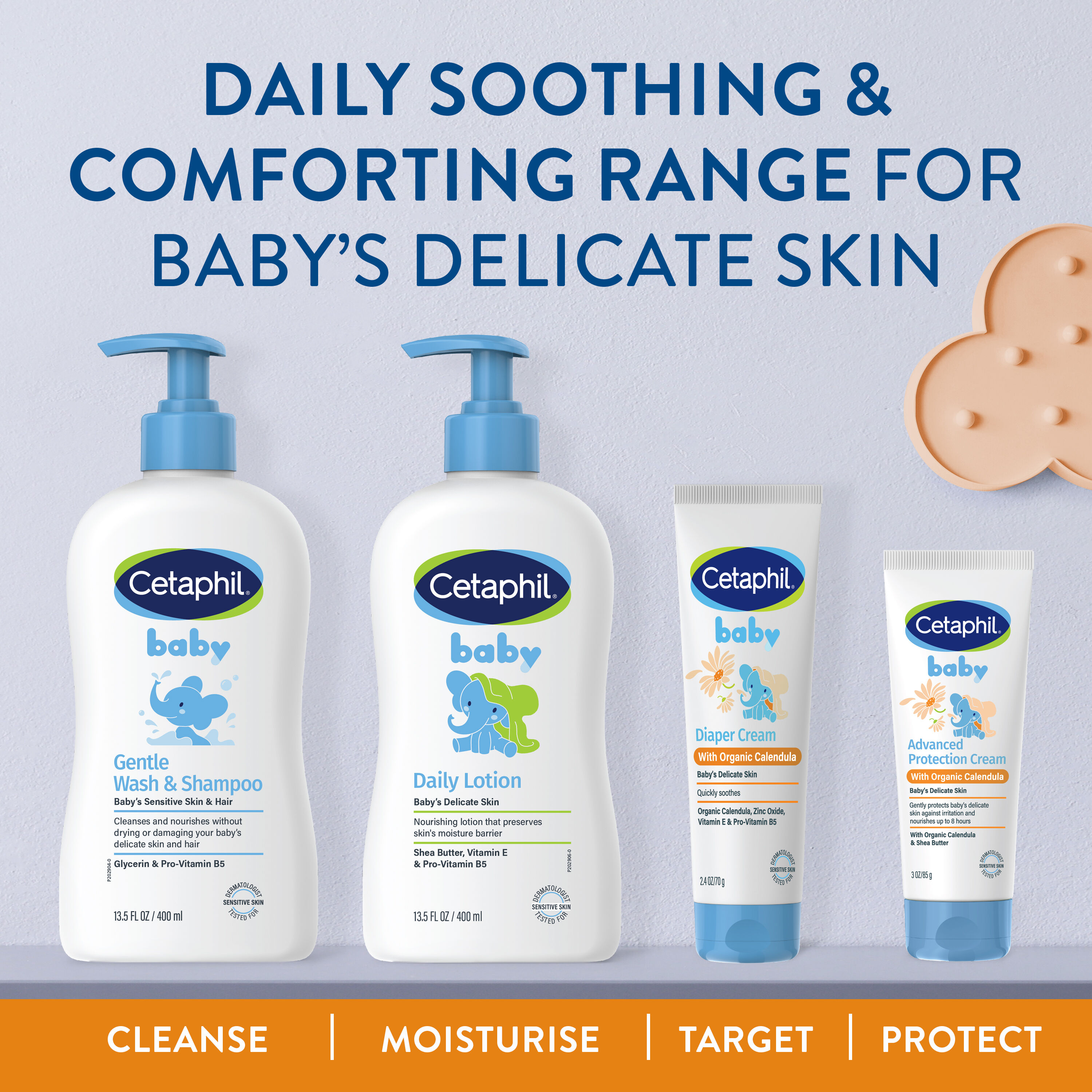 Cetaphil Baby with Organic Calendula Diaper Cream