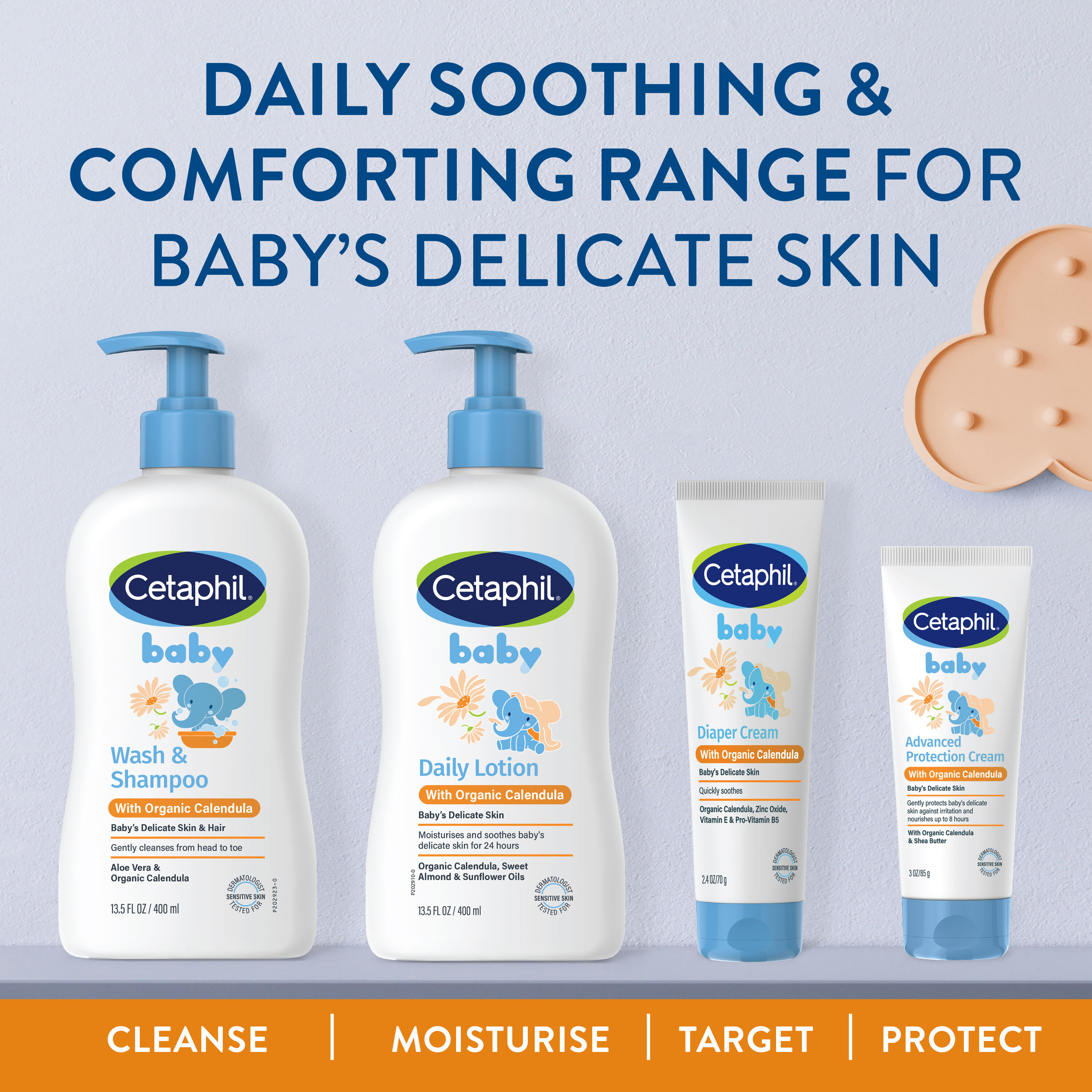 Cetaphil Baby with Organic Calendula Diaper Cream