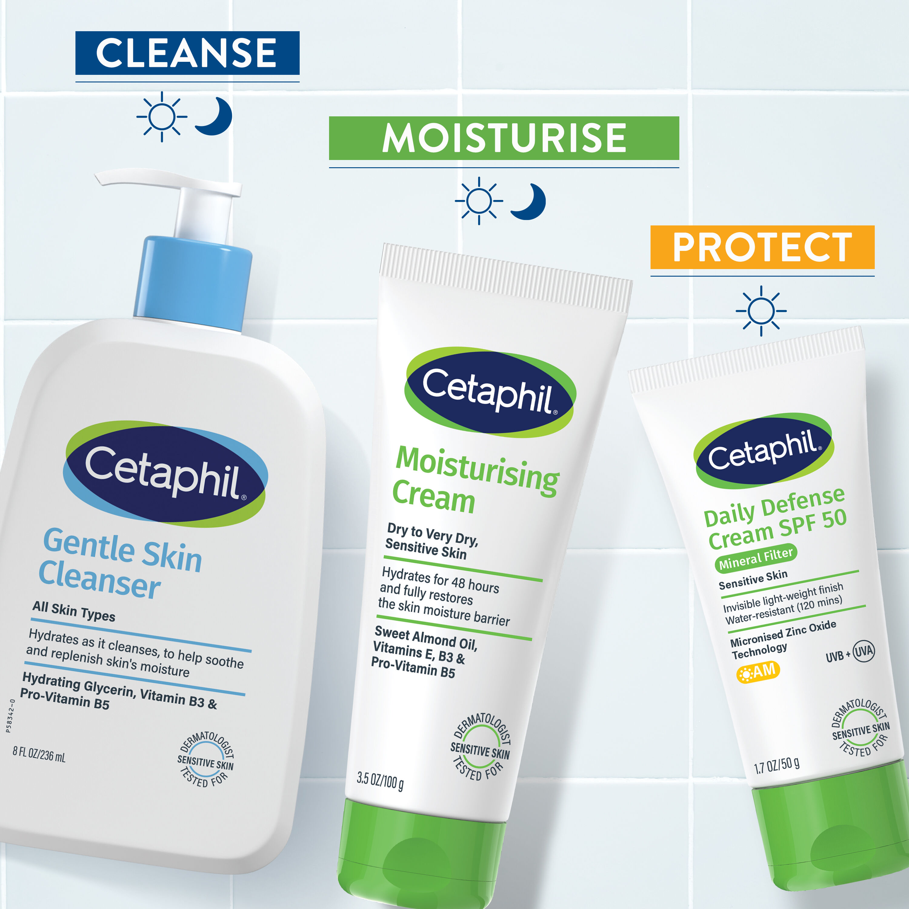 Cetaphil Daily Defense Cream SPF 50+