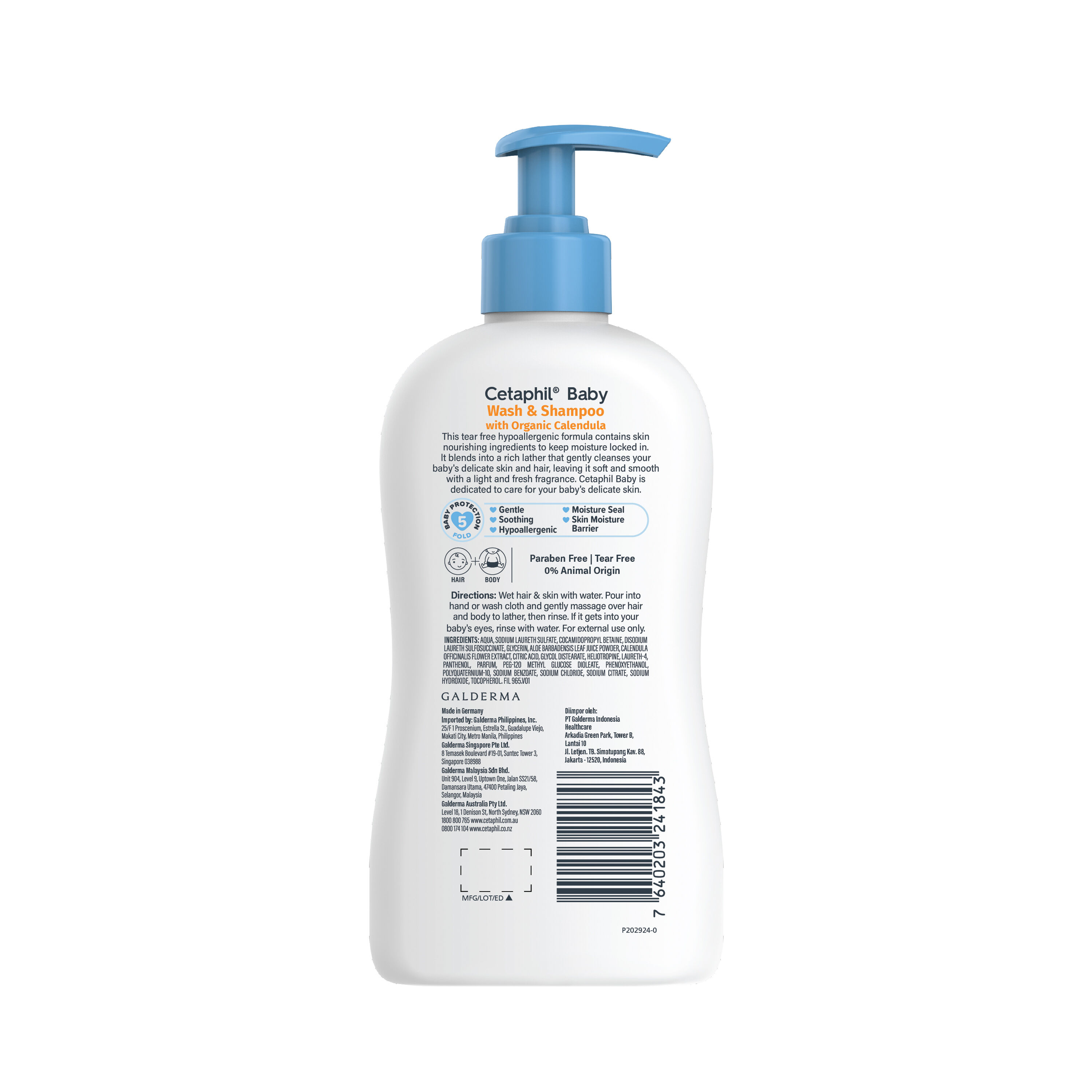 Cetaphil Baby with Organic Calendula Wash & Shampoo